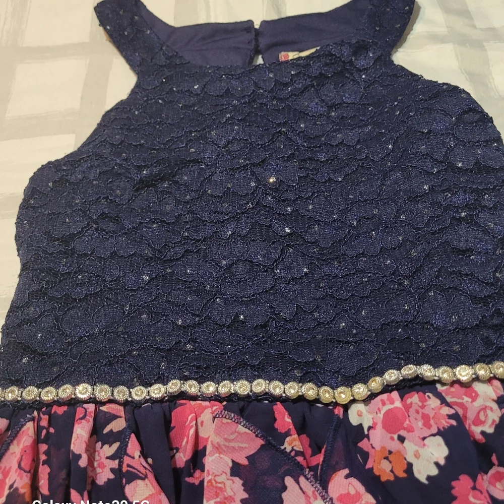 Beautiful Speechless Fancy Dress~Ruffles~Rhinestone~Elegant~Size 12